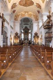 Kath. Pfarrkirche St. Trudpert (ehem. Klosterkirche) in Münstertal-Obermünstertal